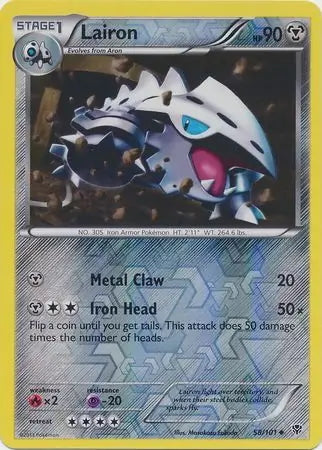 Plasma Blast Lairon #58/101 reverse holo